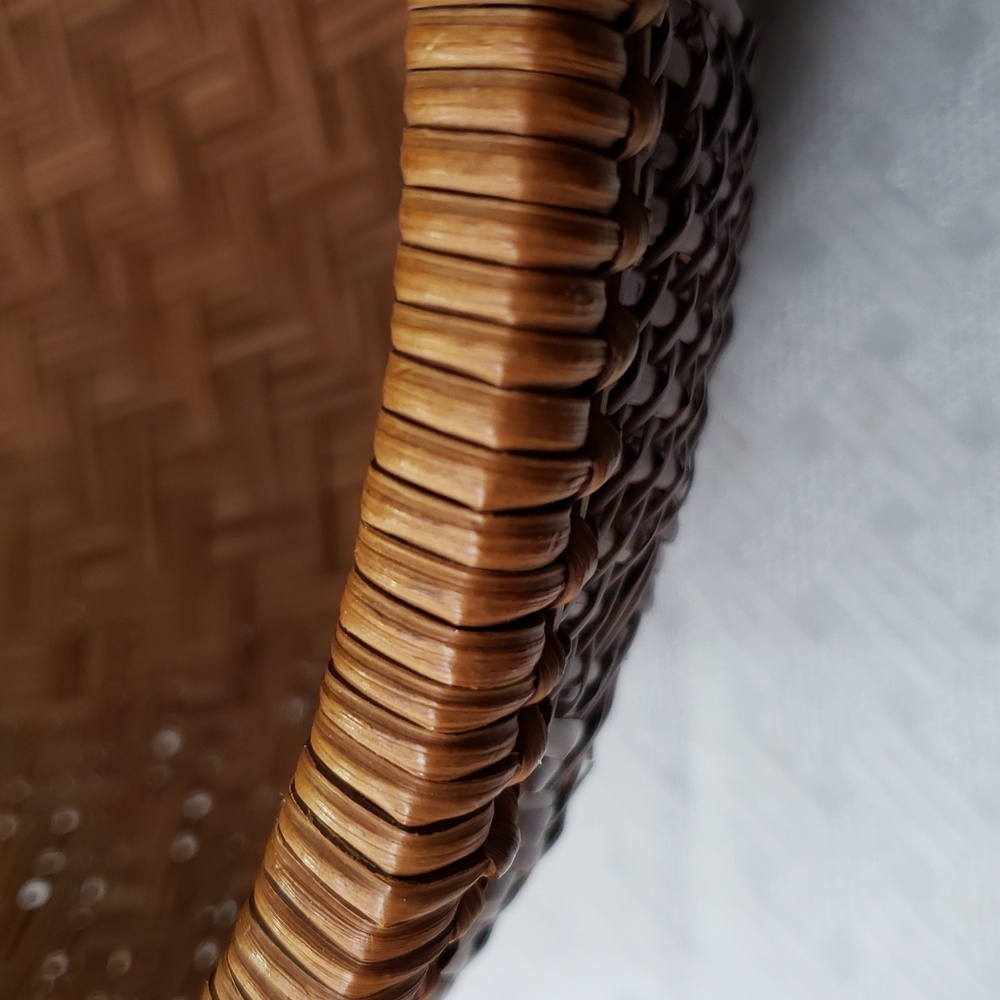 Basket Large Round Woven - Picture 3 of 7